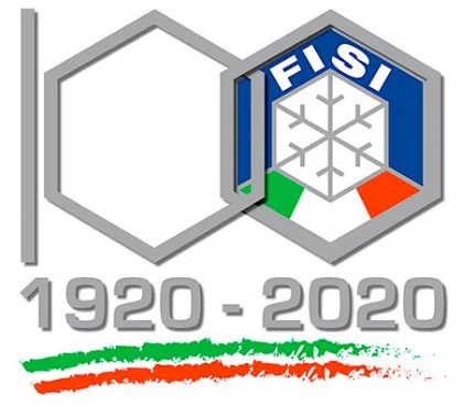 Logo dei 100 anni della FISI