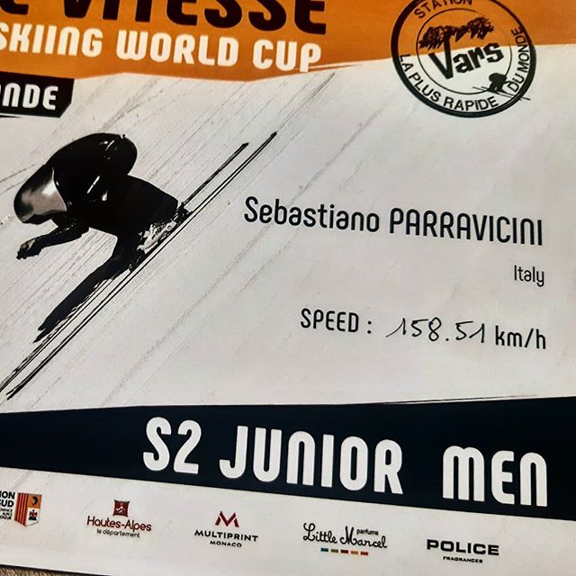 L'ufficialità della velocità raggiunta da Sebastiano